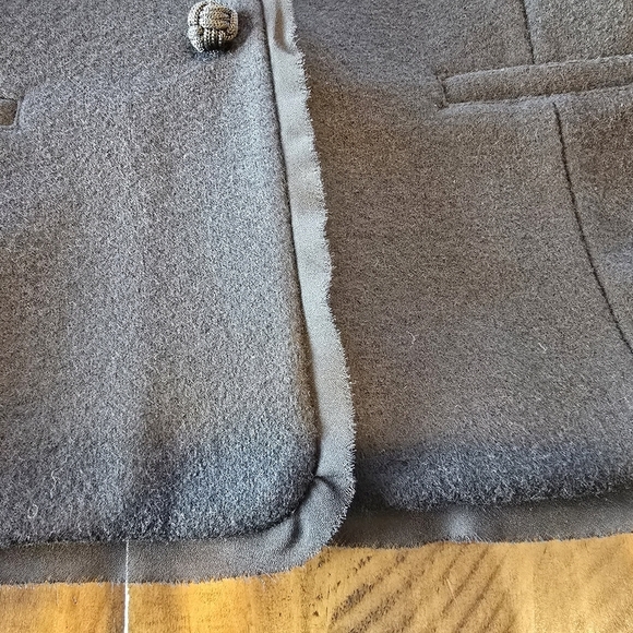 J. Jill Tailored Black Single Breasted Wool Blazer Jacket 8 - Picture 7 of 10